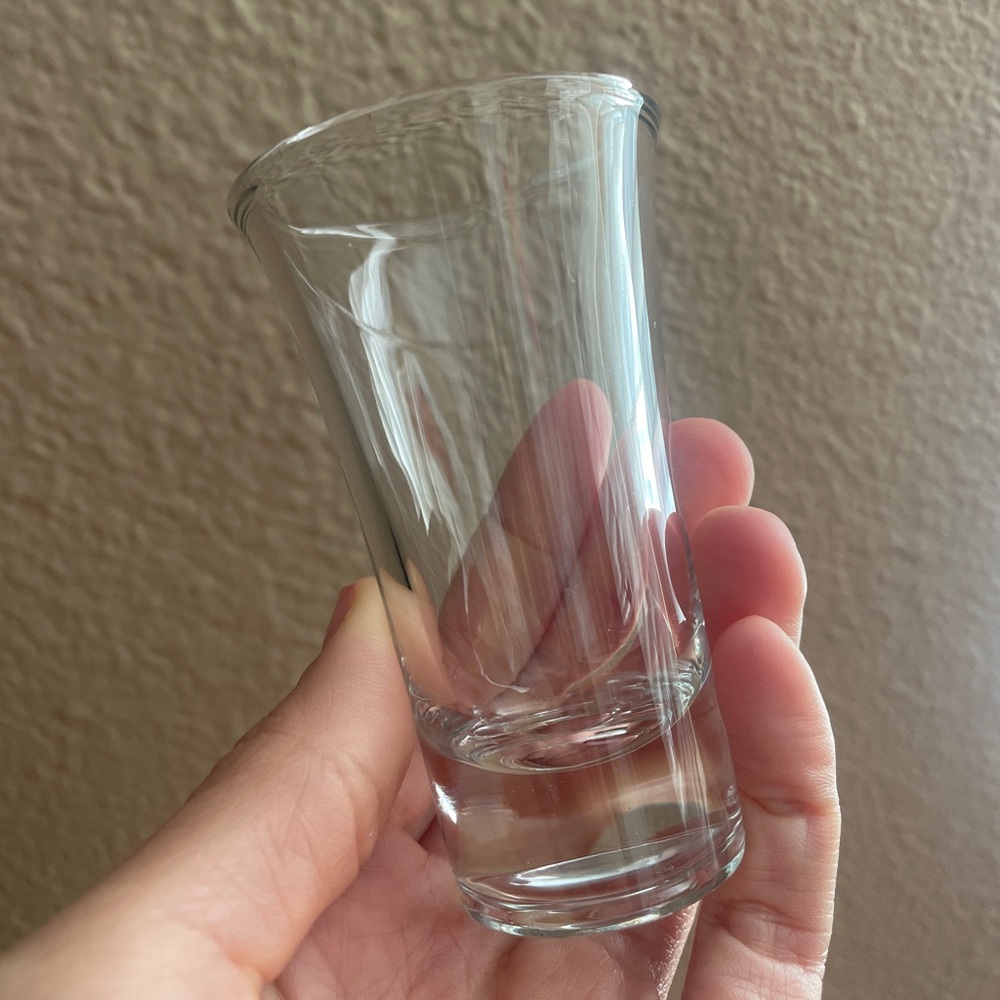 Shot Glass Shooter - Clear Glass 3.5" Tall ~1.5 oz